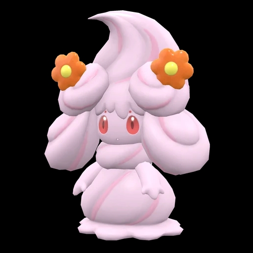 Alcremie Ruby Cream Flower (alcremie) game sprite