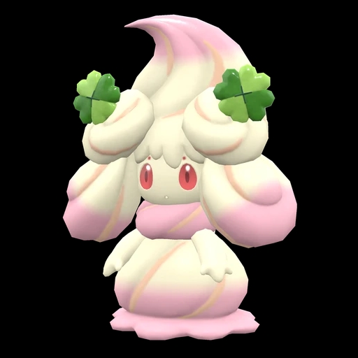 Alcremie Ruby Swirl Clover (alcremie) game sprite