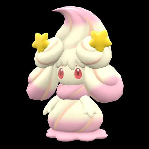 Alcremie Ruby Swirl Star (alcremie) game sprite