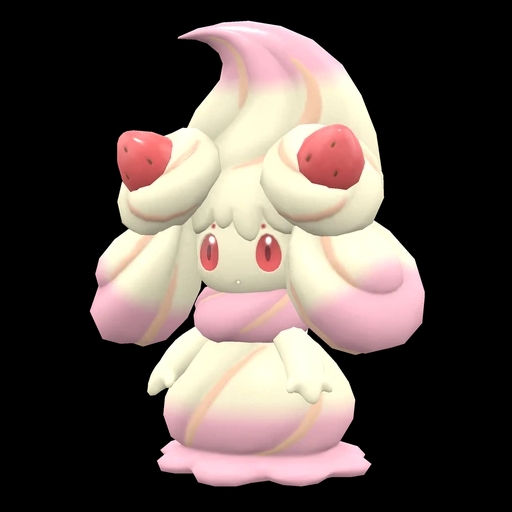 Alcremie Ruby Swirl Strawberry (alcremie) game sprite