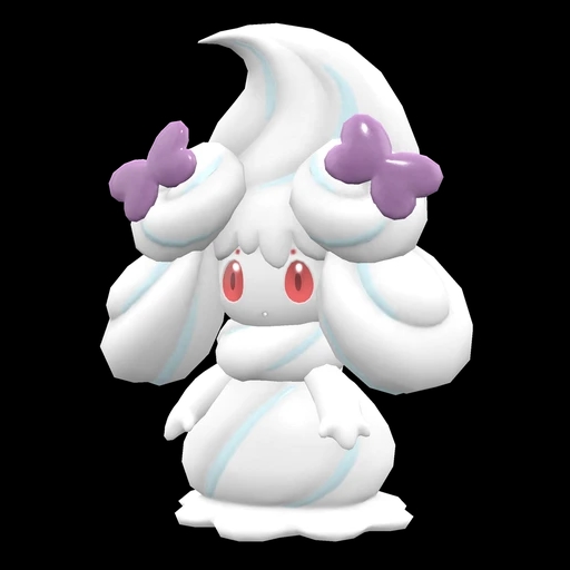 Alcremie Salted Cream Ribbon (alcremie) game sprite