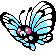 Butterfree (butterfree) game sprite