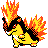 Quilava (quilava) game sprite