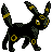 Umbreon (umbreon) game sprite