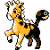 Girafarig (girafarig) game sprite