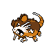Raticate (raticate) game sprite