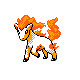Ponyta (ponyta) game sprite