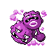 Weezing (weezing) game sprite