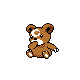 Teddiursa (teddiursa) game sprite