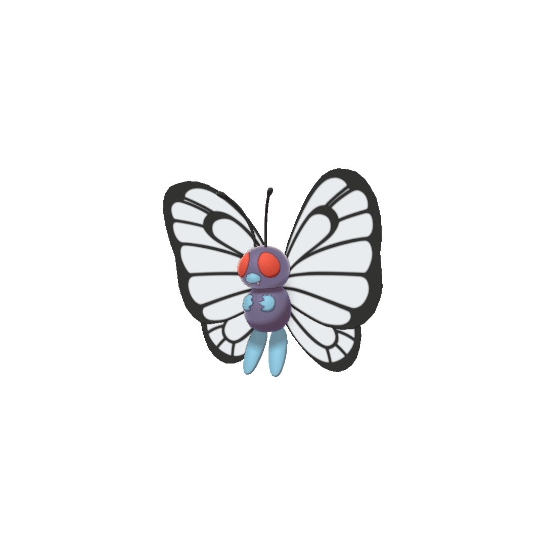Butterfree (butterfree) game sprite