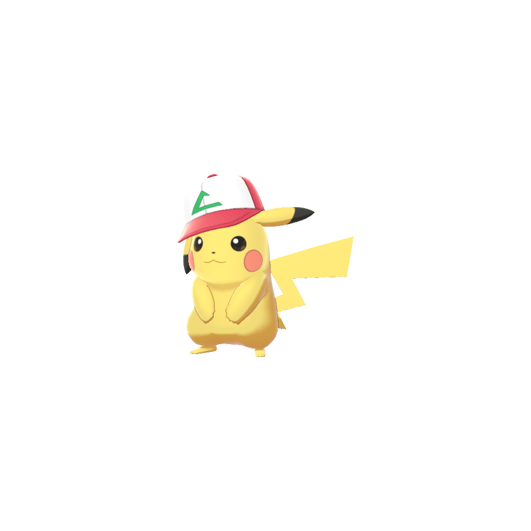 Pikachu Kanto Cap (pikachu) game sprite