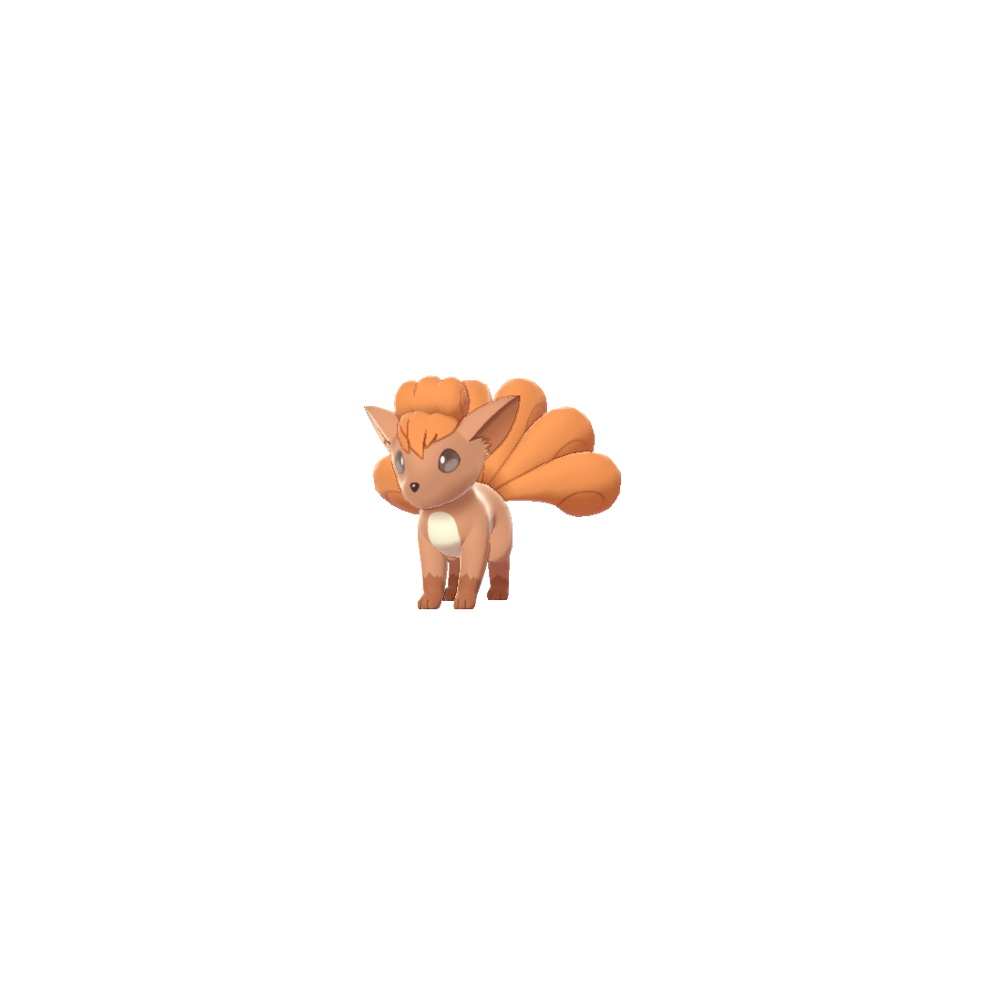 Vulpix (vulpix) game sprite