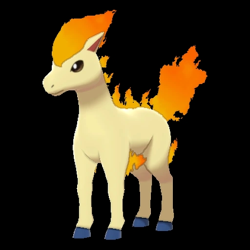 Ponyta (ponyta) game sprite