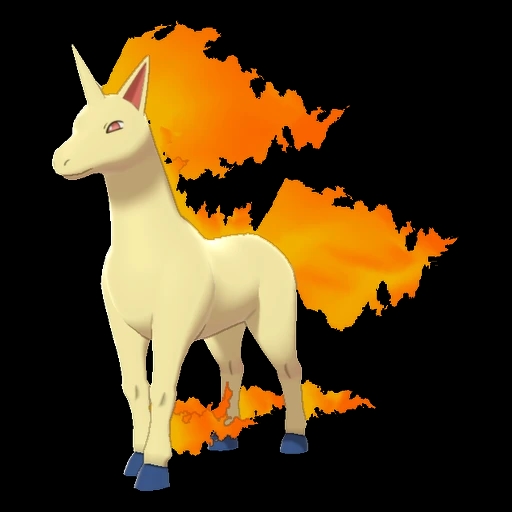 Rapidash (rapidash) game sprite
