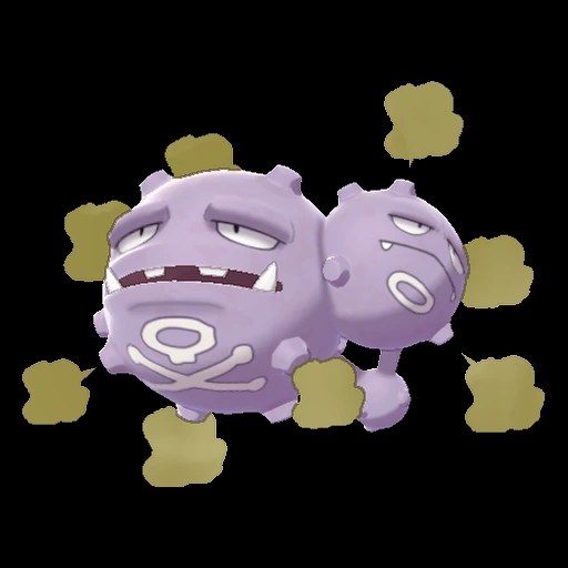 Weezing (weezing) game sprite