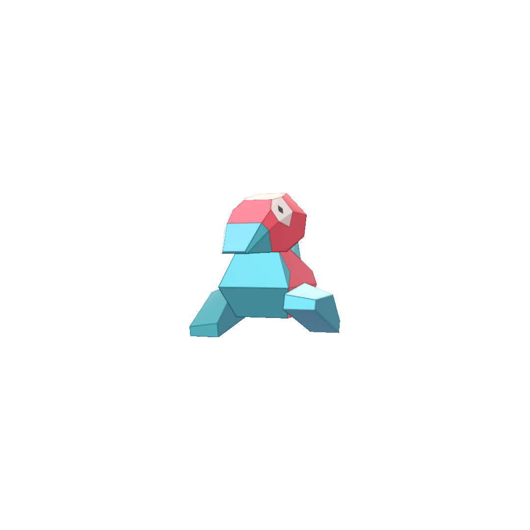 Porygon (porygon) game sprite