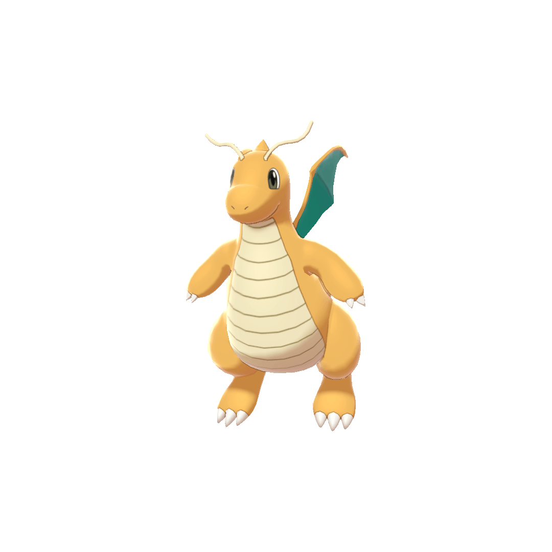 Dragonite (dragonite) game sprite