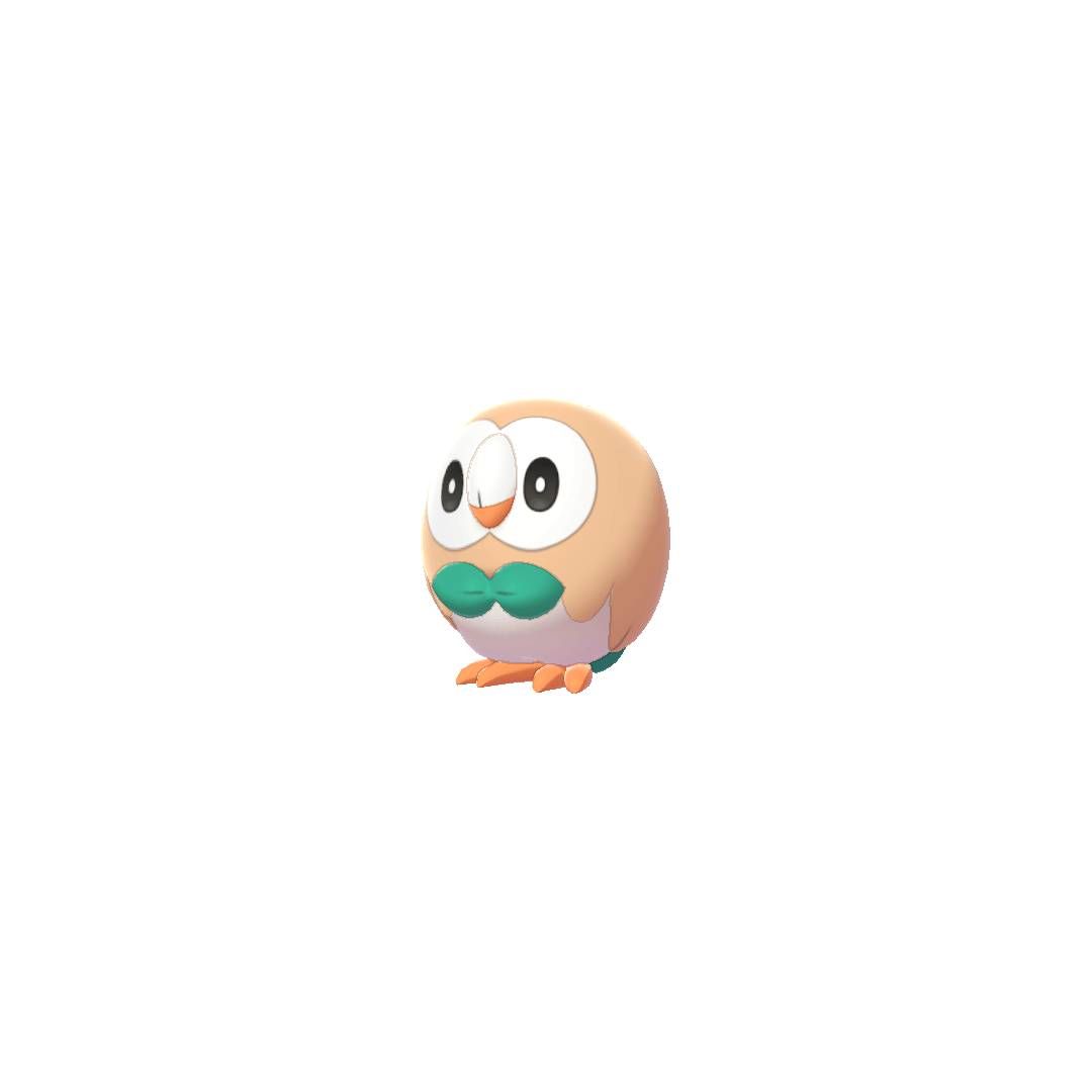 Rowlet (rowlet) game sprite