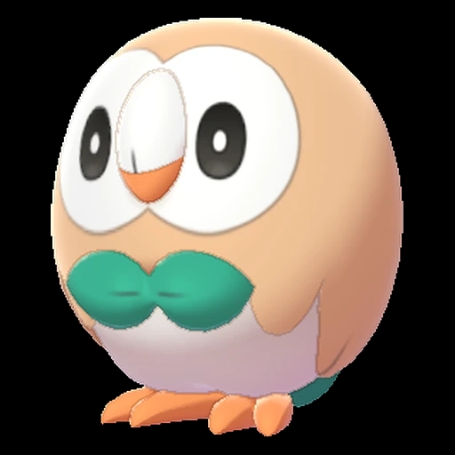 Rowlet (rowlet) game sprite