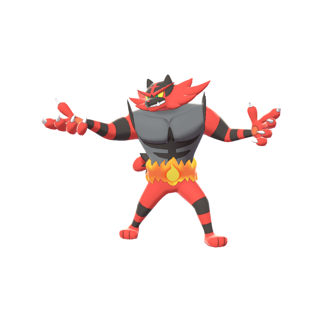 Incineroar (incineroar) game sprite