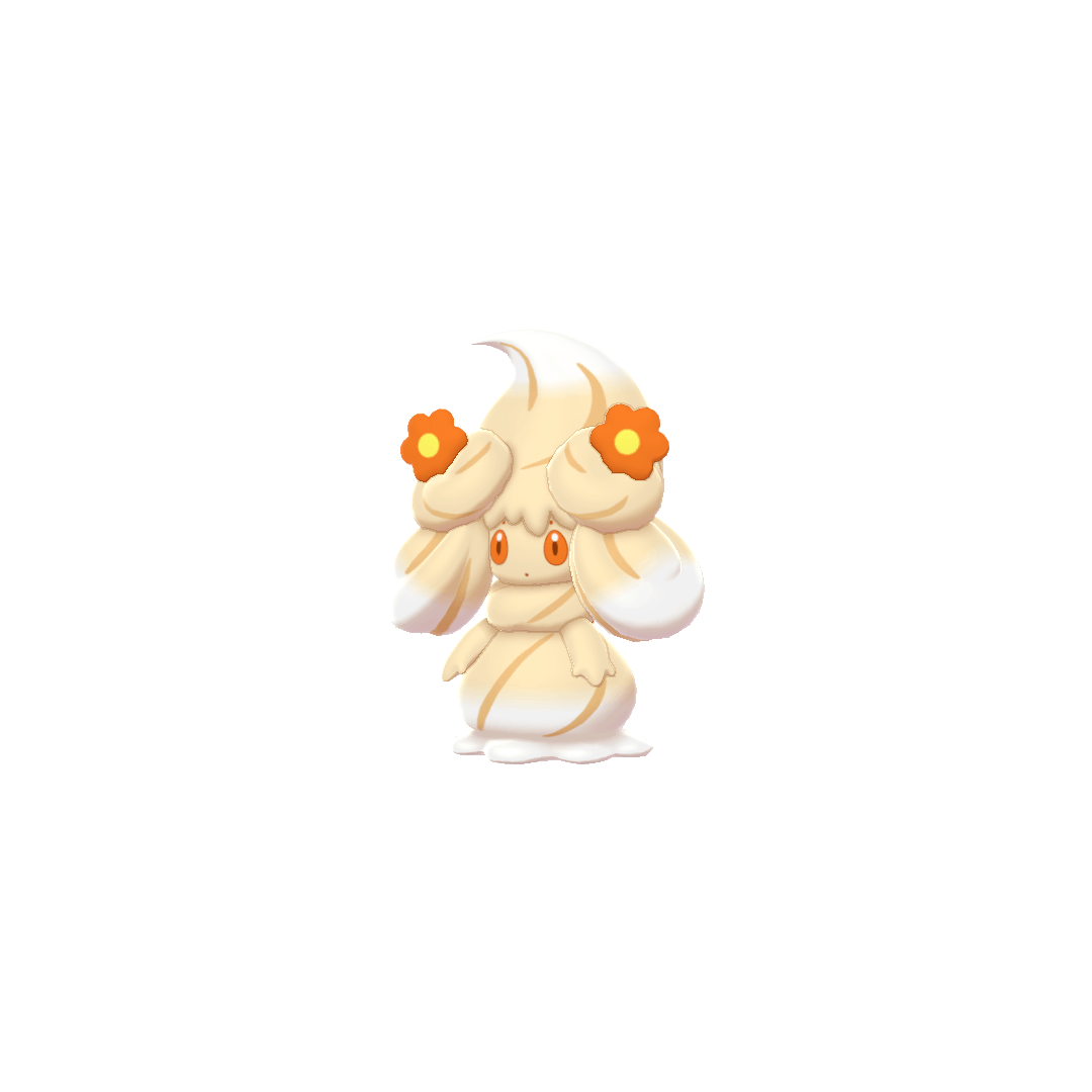 Alcremie Caramel Swirl Flower (alcremie) game sprite