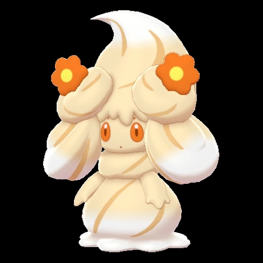 Alcremie Caramel Swirl Flower (alcremie) game sprite
