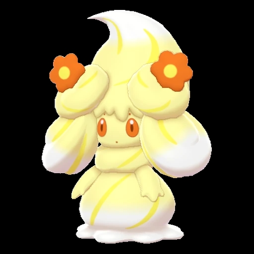 Alcremie Lemon Cream Flower (alcremie) game sprite