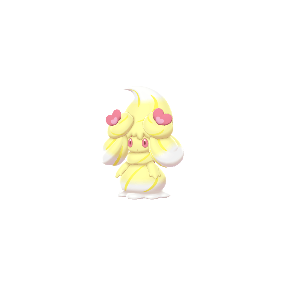 Alcremie Lemon Cream Love (alcremie) game sprite