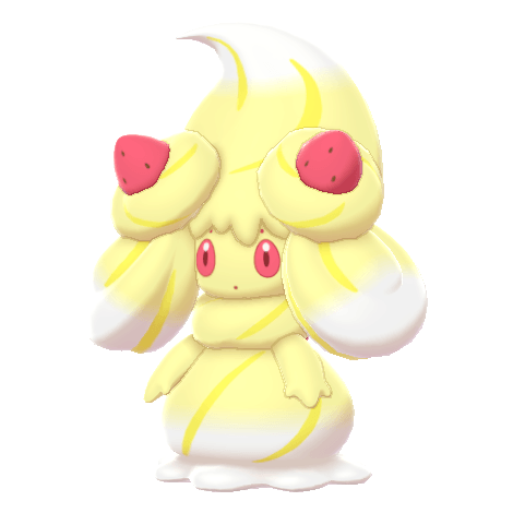 Lemon Cream Strawberry Alcremie | RotomLabs Sword & Shield Pokédex