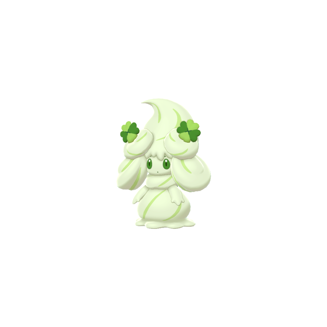 Alcremie Matcha Cream Clover (alcremie) game sprite