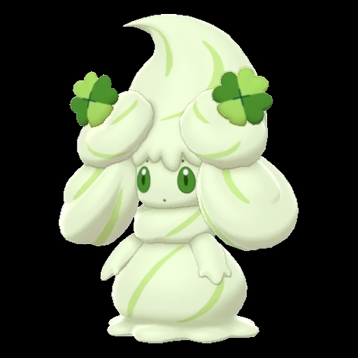 Alcremie Matcha Cream Clover (alcremie) game sprite