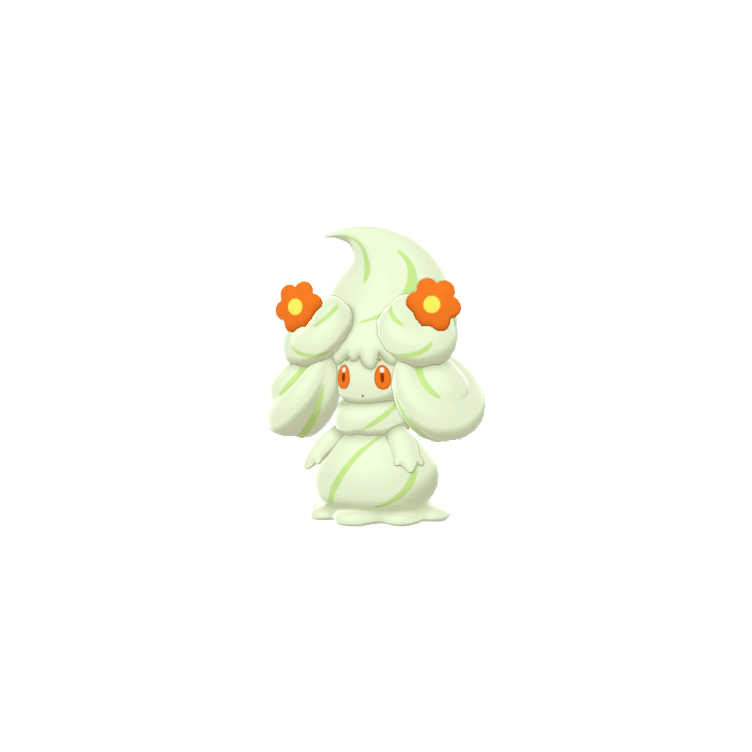 Alcremie Matcha Cream Flower (alcremie) game sprite