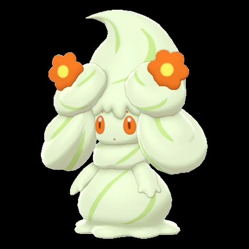 Alcremie Matcha Cream Flower (alcremie) game sprite