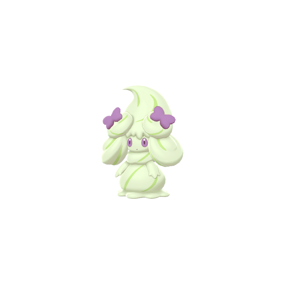 Alcremie Matcha Cream Ribbon (alcremie) game sprite