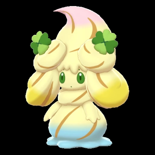 Alcremie Rainbow Swirl Clover (alcremie) game sprite