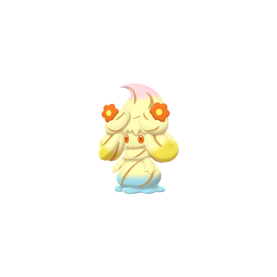Alcremie Rainbow Swirl Flower (alcremie) game sprite