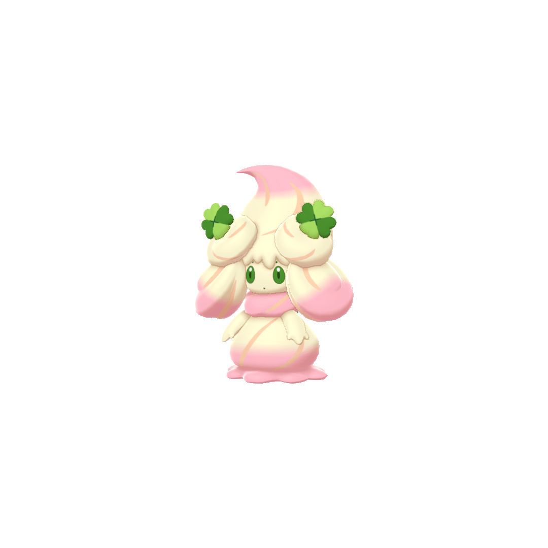 Alcremie Ruby Swirl Clover (alcremie) game sprite