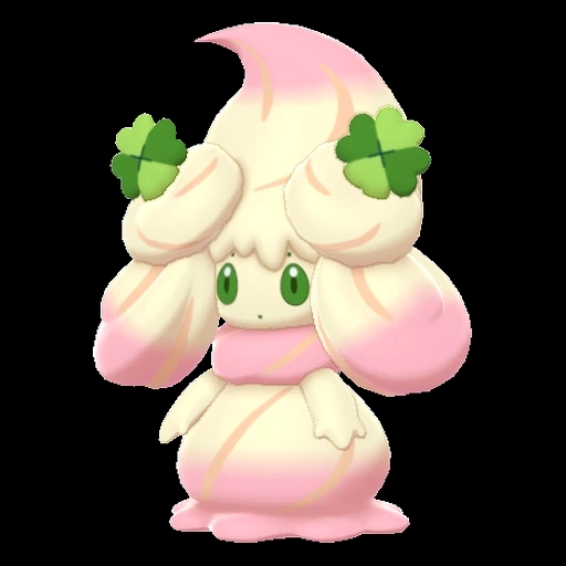 Alcremie Ruby Swirl Clover (alcremie) game sprite