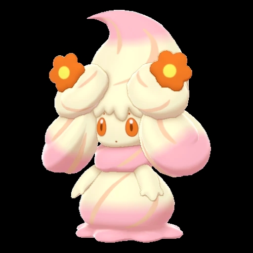 Alcremie Ruby Swirl Flower (alcremie) game sprite