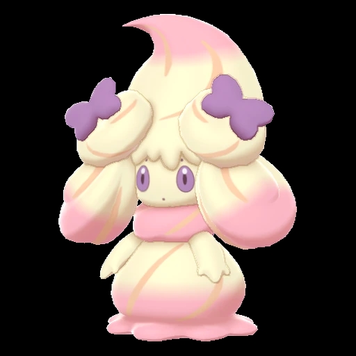 Alcremie Ruby Swirl Ribbon (alcremie) game sprite