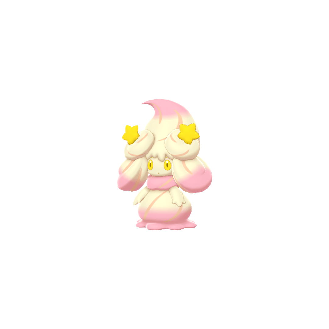 Alcremie Ruby Swirl Star (alcremie) game sprite
