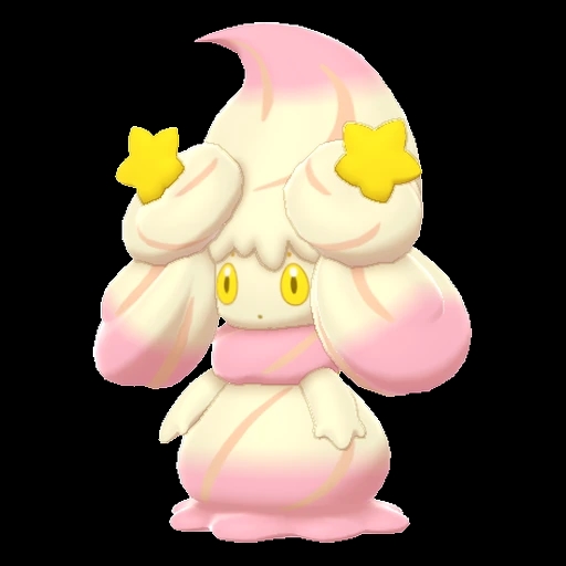 Alcremie Ruby Swirl Star (alcremie) game sprite
