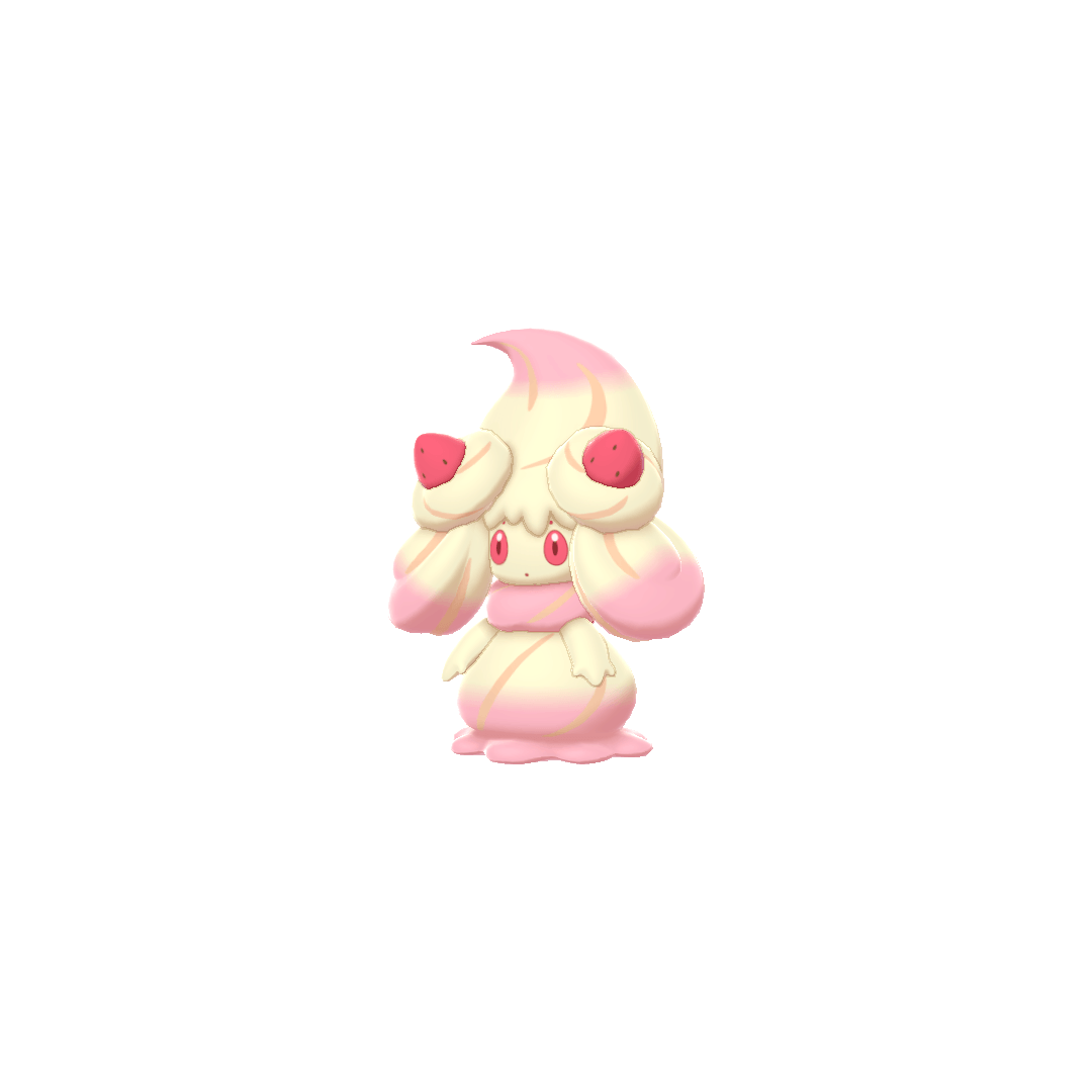 Alcremie Ruby Swirl Strawberry (alcremie) game sprite