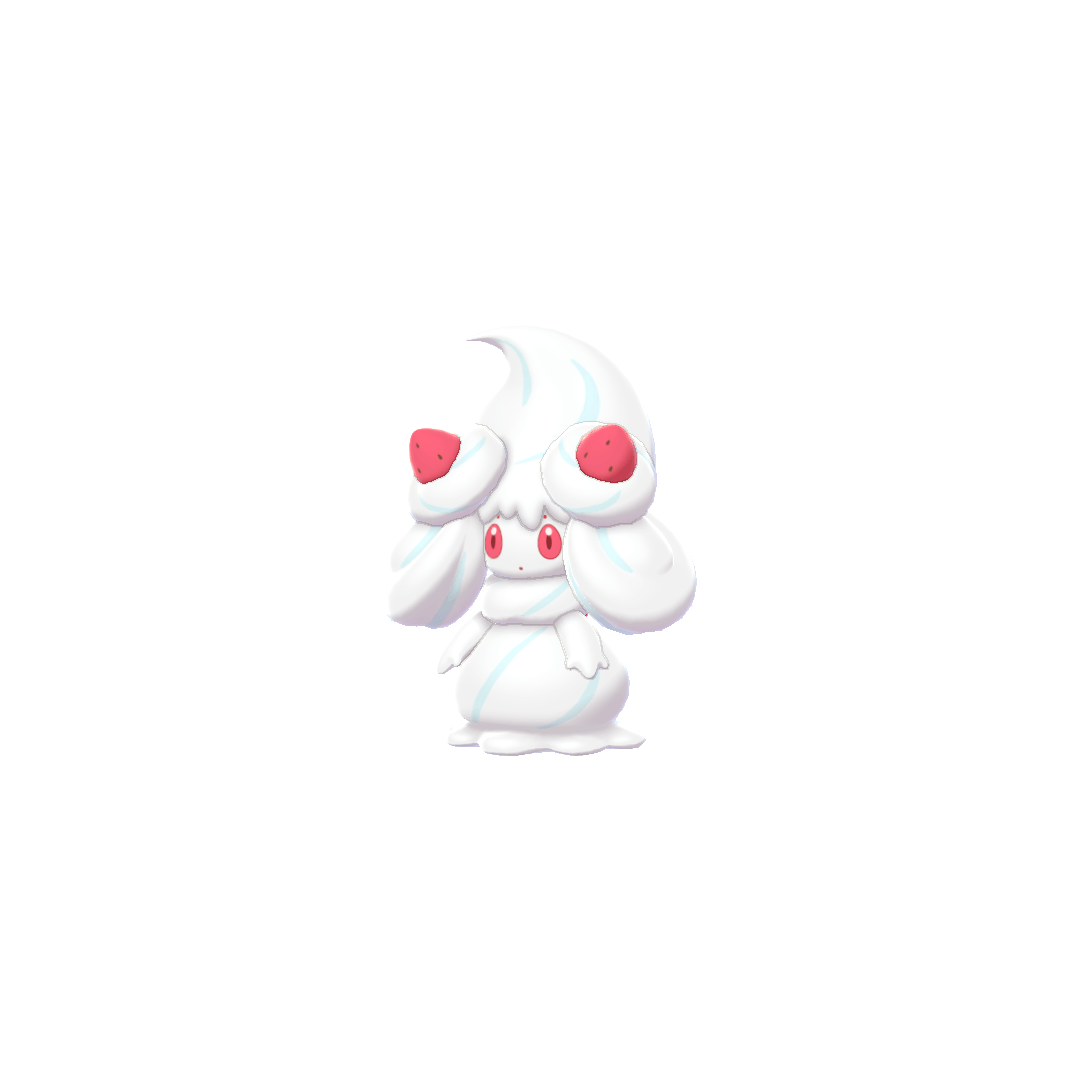 Alcremie Salted Cream Strawberry (alcremie) game sprite