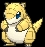 Sandshrew (sandshrew) game sprite