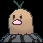 Diglett Alolan (diglett) game sprite