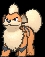 Growlithe (growlithe) game sprite