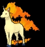 Rapidash (rapidash) game sprite