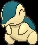 Cyndaquil (cyndaquil) game sprite