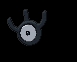 Unown W (unown) game sprite